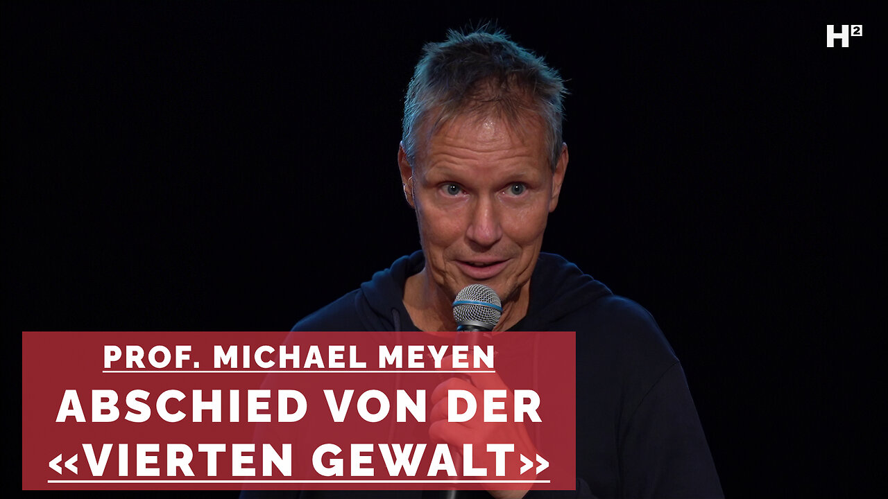 Prof. Dr. Michael Meyen: «Es gibt niemanden, der die Kontrolleure kontrolliert»