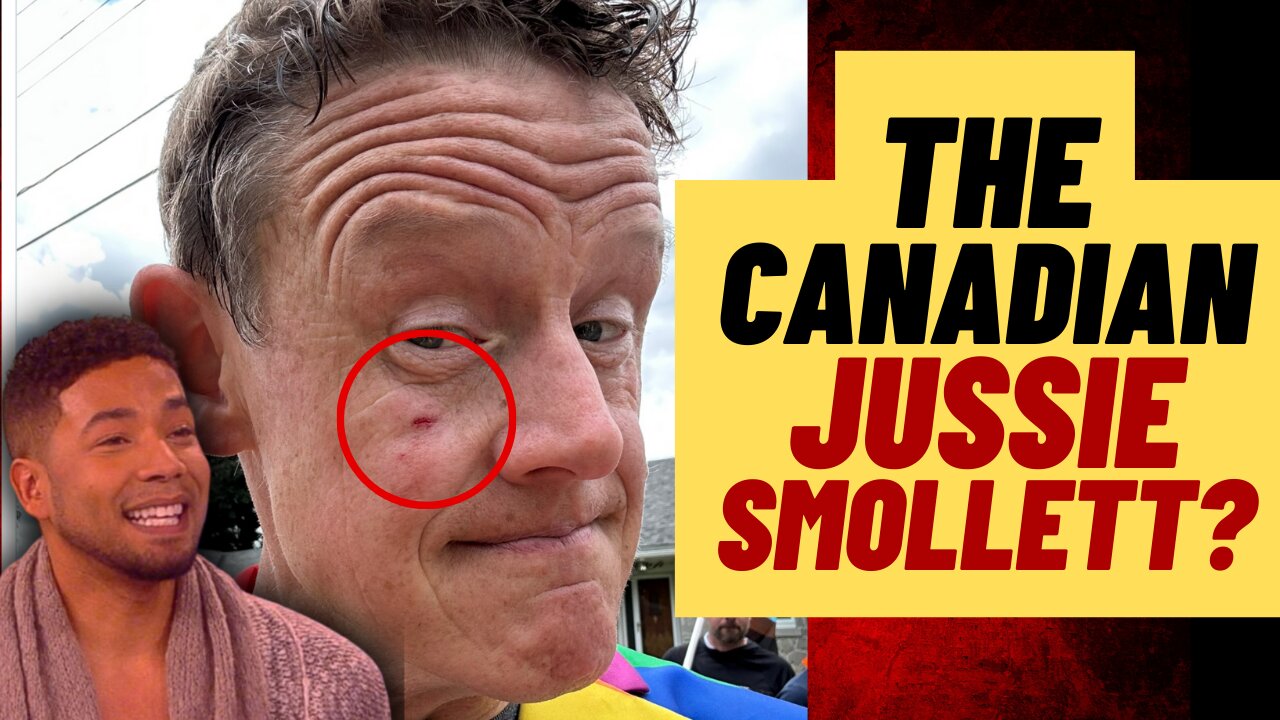 WOKE Canadian Politician Fakes Being Punched At Protest