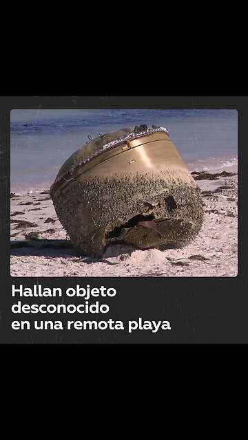 Encuentran un objeto misterioso en una playa de Australia
