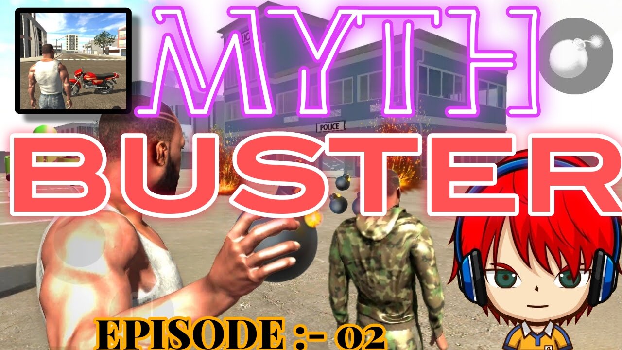 police station in Indian bike driving 3D mythbuster #02