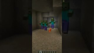 MINECRAFT: COITADO DOS ZUMBIS KKKKKK #shorts