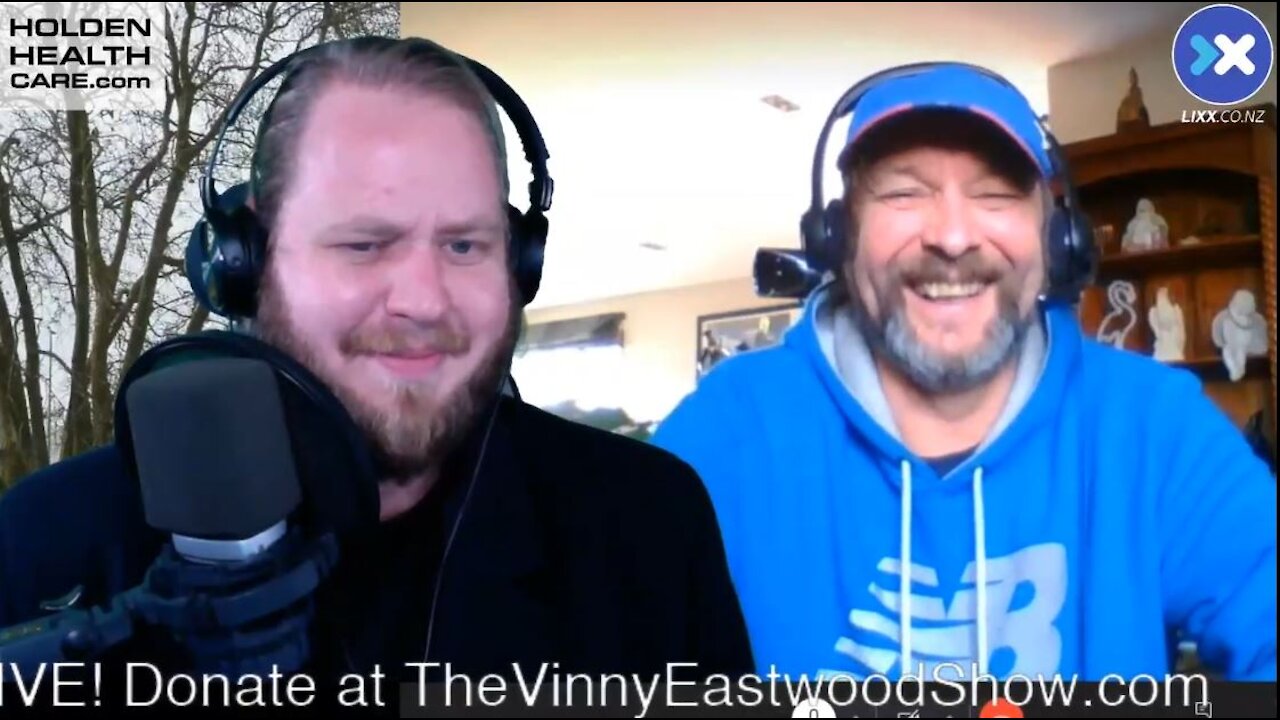 Friday Live Stream, News & Naturopath David Holden on Bad News with Vinny Eastwood - 9 July 2021