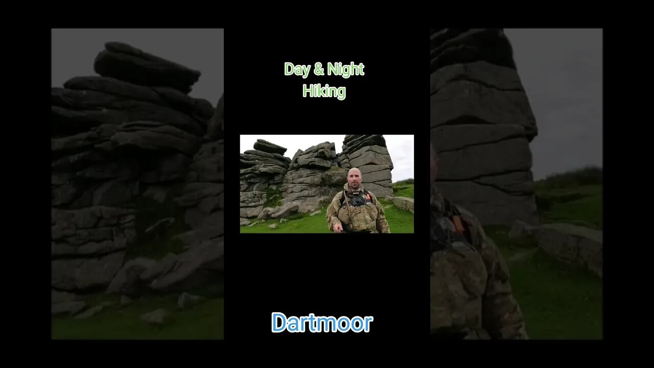 Day and night hiking in Dartmoor. Oct 2023 #shortsvideo