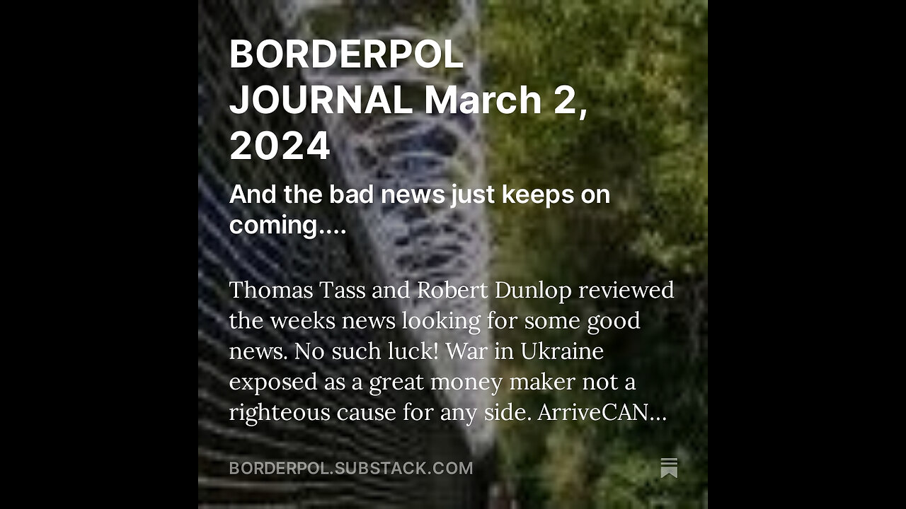 BORDERPOL JOURNAL Season 3 Episode 7 March 2, 2024