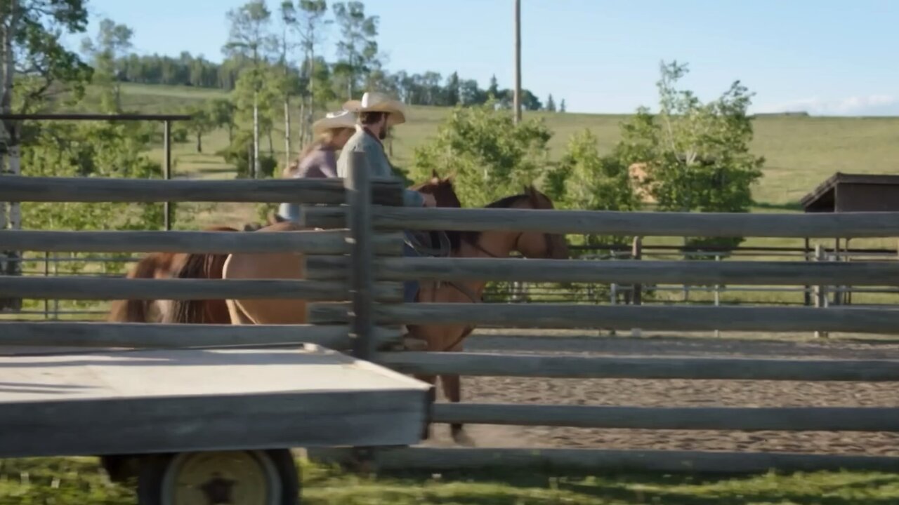 Heartland 1805 Amy and Nathan (amd Caleb) scene