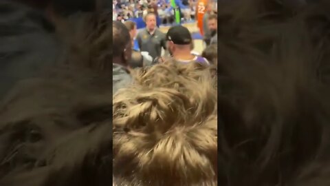 Mavs fans were ejected for fighting Chris Paul mom and wife . HE PUT HIS HANDS ON MY MOMMA