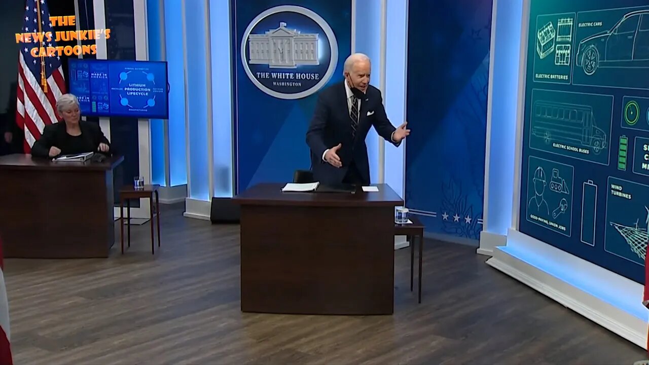 Biden gets excited when he sees someone he knows.