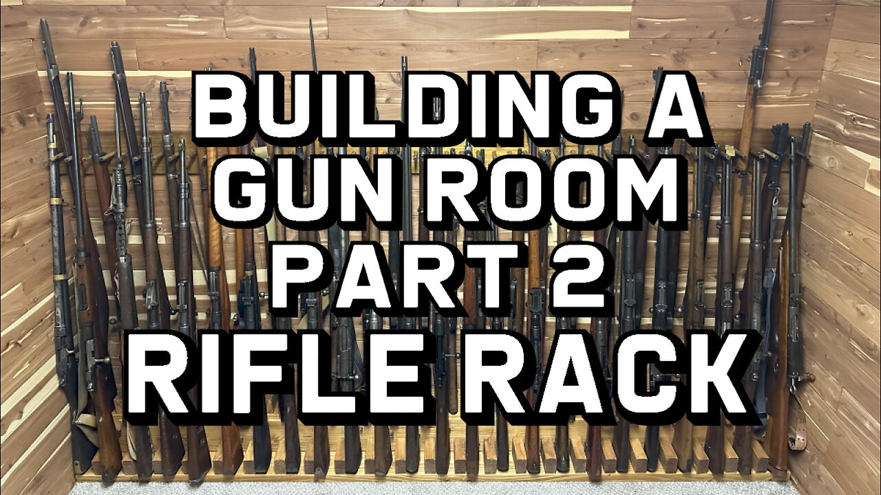 Building A Gun Room Part 2: Rifle Rack