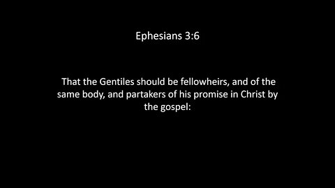 Ephesians Chapter 3