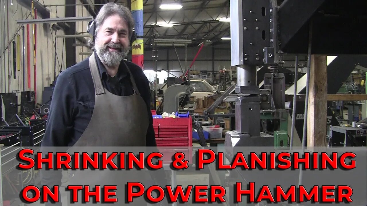 Metal Shaping: Shrinking and planishing with the power hammer