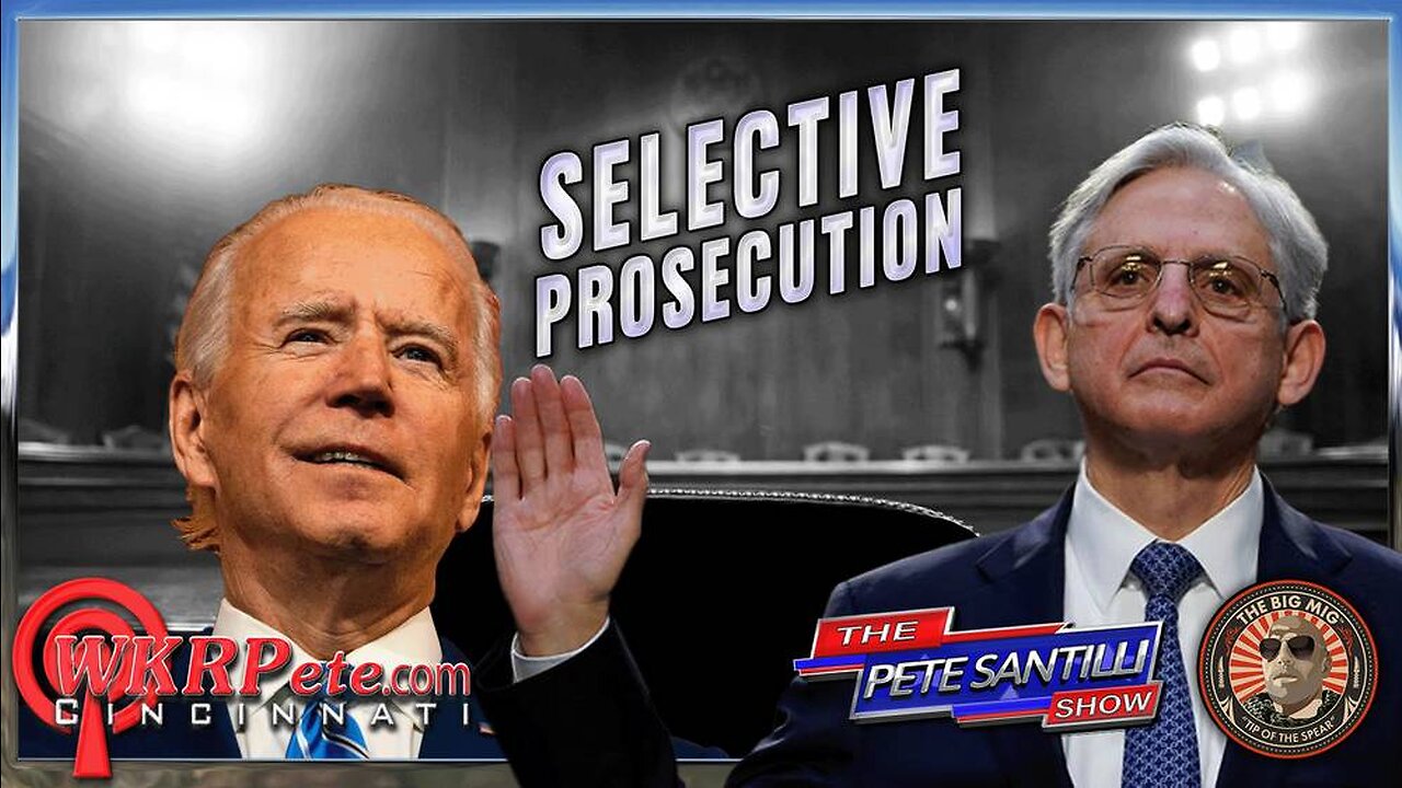 CONGRESSIONAL TESTIMONY AGAINST BIDENS UNCOVERS SELECTIVE PROSECUTION