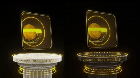 BTCElite May NFT Drop - Bitcoin 2011 3D Art
