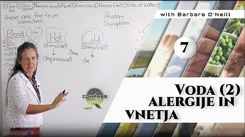 Kompas zdravja 7 | Voda (2) Alergije in vnetja | Barbara Oneil