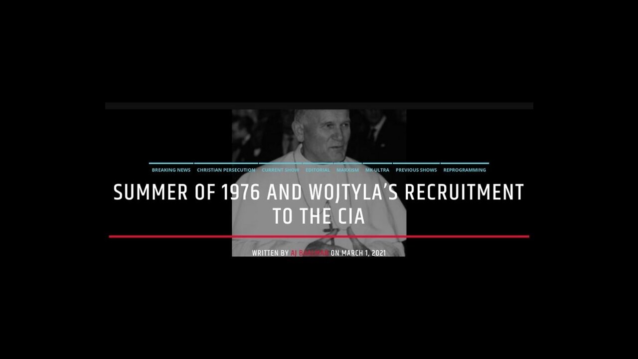 SUMMER OF 1976 AND WOJTYLA’S RECRUITMENT TO THE CIA