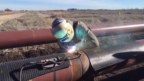 12 Inch Mainline - Farm Fields - Pipeline Welding