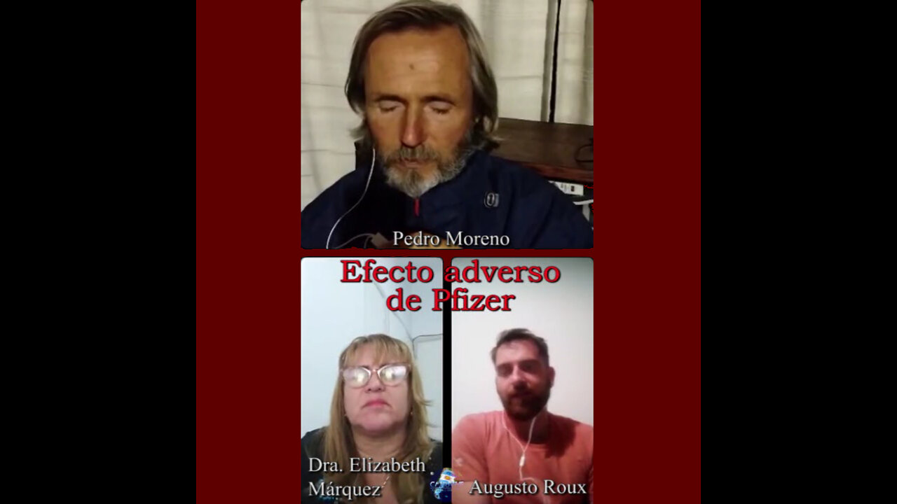Augusto Roux, con efectos adversos tras la 2da. inyección (fragmento)