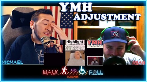 YMH Old Women Spine Adjustment & Michael Gives Tom Segura An Invite | Walk And Roll Podcast Clip