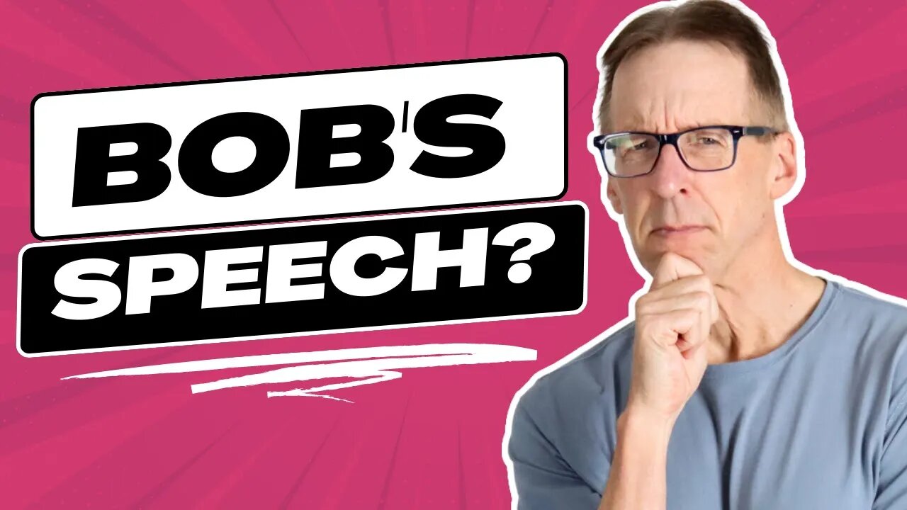 How Can Bob Improve His Speech?