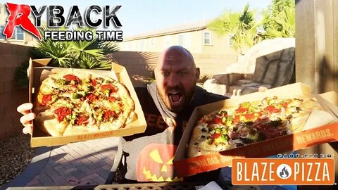 Blaze Pizza Cheat Meal Food Review Ryback Feeding Time