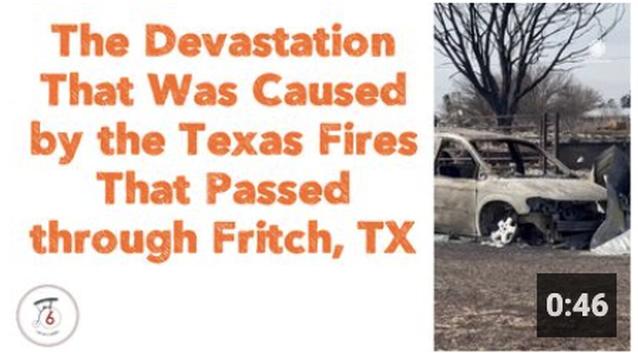 The Devastation That Was Caused by the Texas Fires That Passed through Fritch, TX