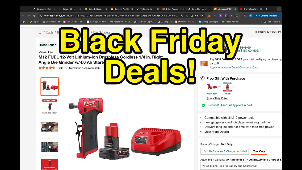 Black Friday Tool Deals At Lowes You CAN'T Miss!