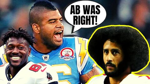 Shawne Merriman SLAMS Colin Kaepernick, Says Antonio Brown Is RIGHT!