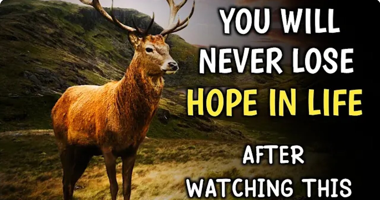 YOU WILL NEVER LOSE HOPE IN YOUR LIFE | MOTIVATIONAL STORY OF A DEER | #hope