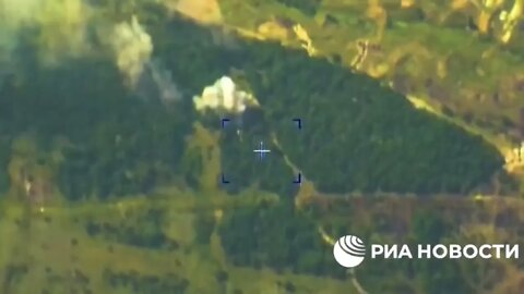 Russian Counter-Battery Artillery Destroys Ukrainian Self-Propelled Gun Hidden In The Forest