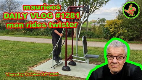 maurieos DAILY VLOG #1281 man rides twister