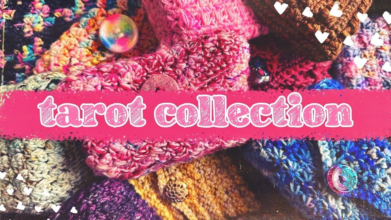 My tarot & matching crochet bag collection