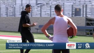 Travis Homer hosts football camp at alma mater Oxbridge