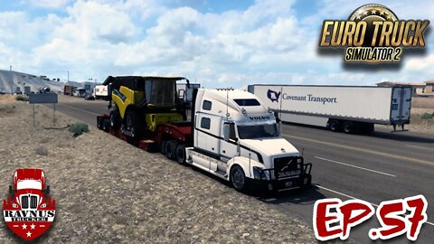 【Modo: Extremo】【Ep.57】【ETS2 1.45 Beta】Levando equipamento agrícola na prancha rebaixada