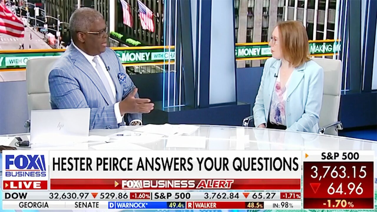 CHARLES PAYNE: SEC HESTER PIERCE ON DARK POOLS & DTCC "WALL STREET INSTITUTIONS HAVE THE INFLUENCE"