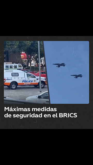 Cazas protegen la Cumbre del BRICS
