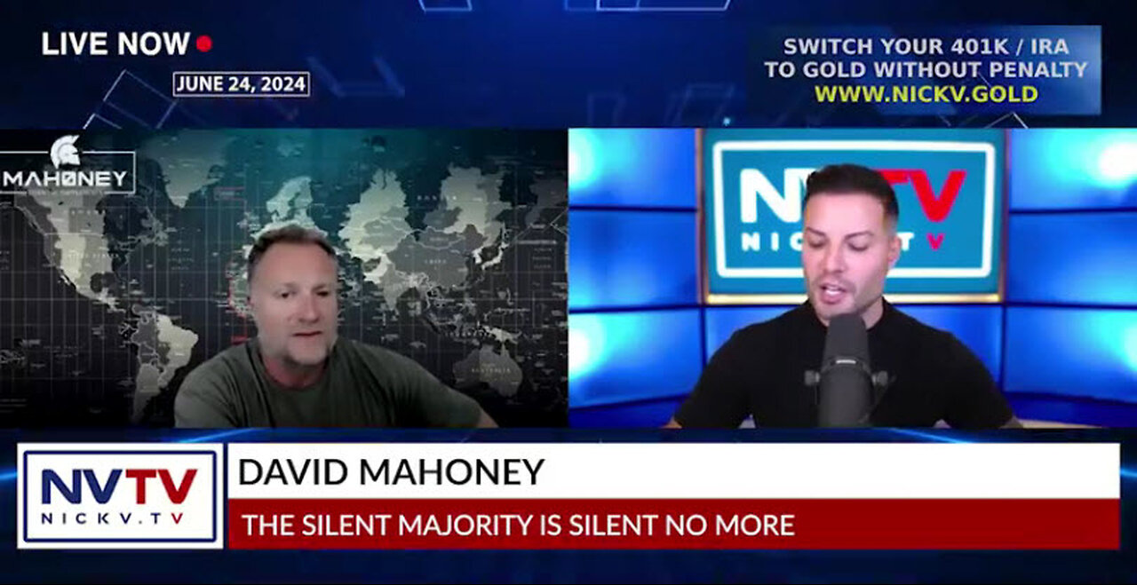 David Mahoney Discusses The Silent Majority Are Silent No More with Nicholas Veniamin