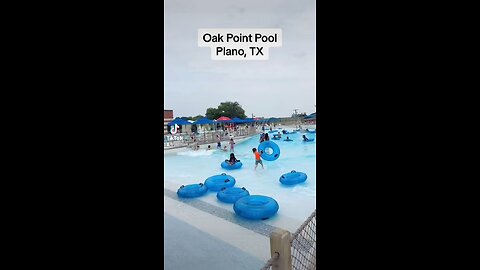 Plano TX outside Pool Oak Point Recreation