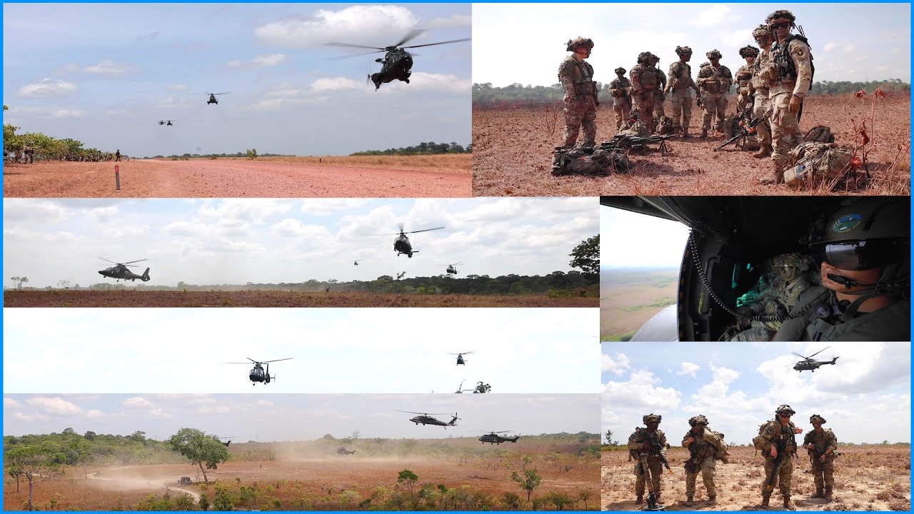 SV24: U.S. Army and Brazilian Army Soldiers Unite for Air Assault Operation