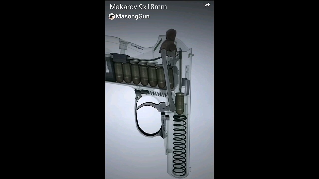 Transparent Makarov 9×18mm
