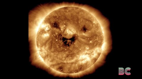 The sun was ‘smiling’ in a NASA photo. It might be a warning for Earth.