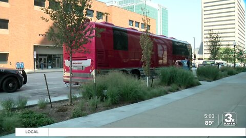 Machine Gun Kelly tour bus vandalized in Omaha