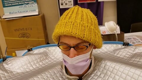 Man discovers how the infrared sauna is superior to a conventional sauna