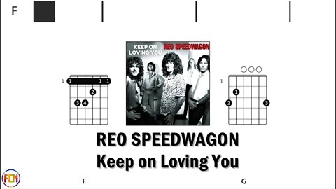 REO SPEEDWAGON Keep on Loving You - Guitar Chords & Lyrics HD