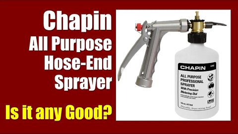 💧Chapin Hose-End Lawn Sprayer Professional Version for Liquid Fertilizer Pesticides & More ✅