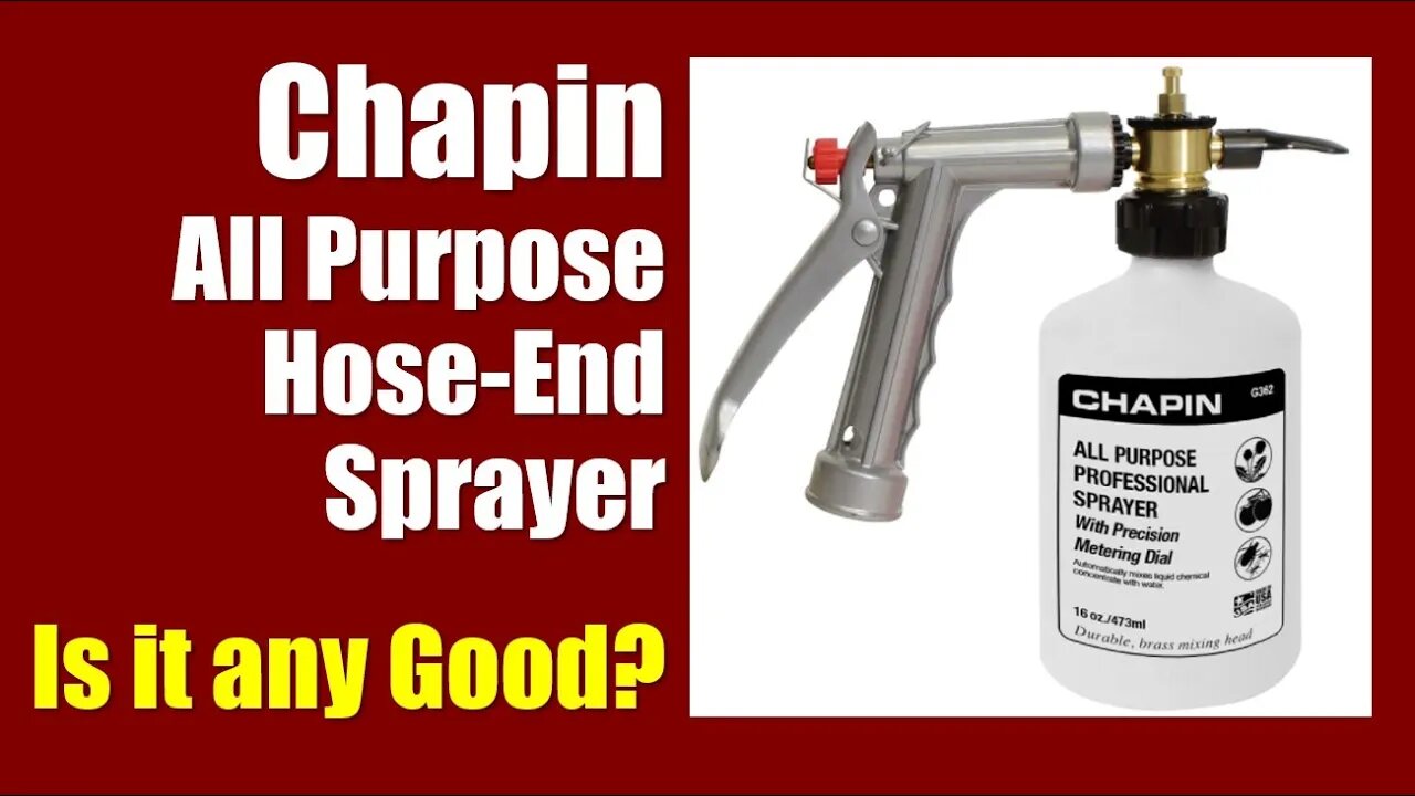 💧Chapin Hose-End Lawn Sprayer Professional Version for Liquid Fertilizer Pesticides & More ✅