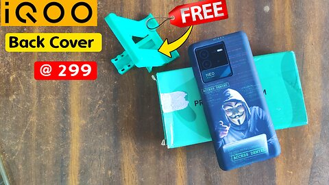 Iqoo Neo 6 hacker printed cover Unboxing 💥