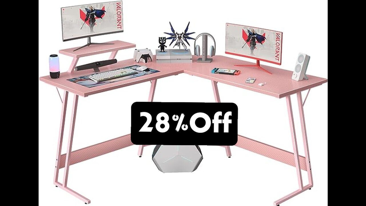 Homall L Shaped Gaming Desk Computer Corner Desk PC Gaming