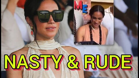 Meghan Markle BAD MANNERS in Nigeria