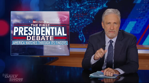 Jon Stewart's Debate Analysis. Biden's Senior Moments while Trump is Tough