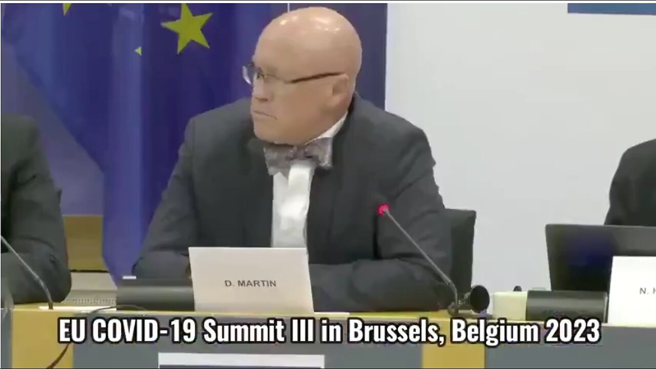 Dr. David Martin Speech at the 3rd EU Covid-19 Summit - May 28th, 2023