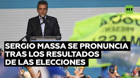 Sergio Massa: "Muchos de esos que nos votaron son los que más están sufriendo, no les voy a fallar"
